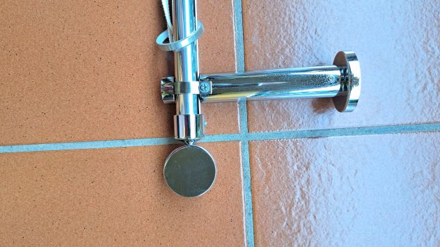 Plafoniera e Bastone Tenda Cromato Bagno - Foto 6