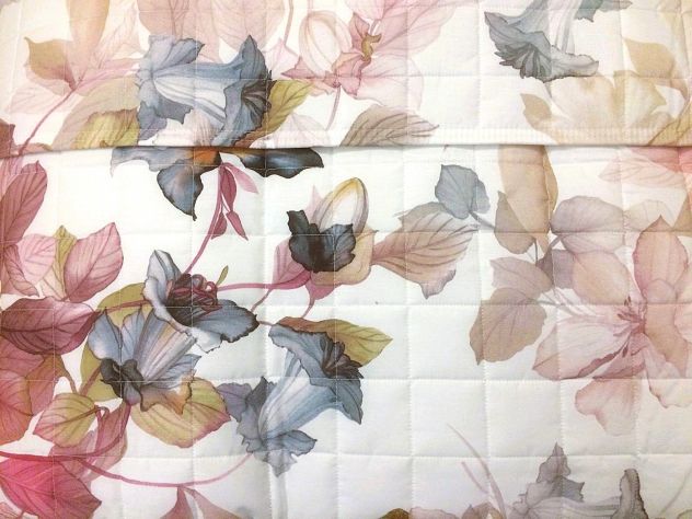 QUILT COPRILETTO TRAPUNTATO QUALITA' SUPERIORE MATRIMONIALE 100% COTONE - Foto 2