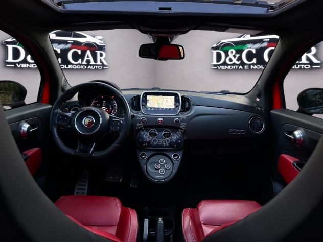 Abarth 595 1.4 Turbo T-Jet 180 CV MTA Competizione TETTO XENO PDC AUDIO BEATZ ANTIFURTO PELLE TAGLIANDI UFFICIALI - Foto 8