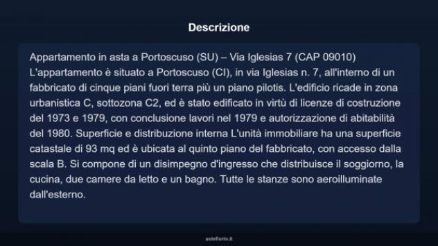Immobile in asta di 93 m² in vendita a Portoscuso - Foto 4