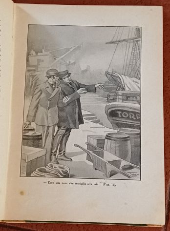 I naufraghi dello Spitzberg, E. Salgari, Ed. Sonzogno 1929. - Foto 2