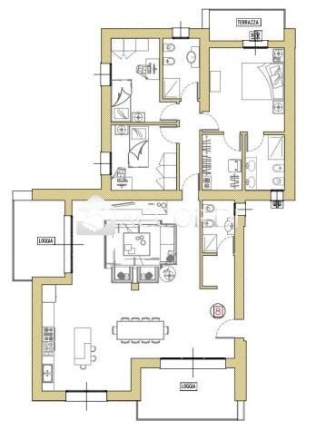 APPARTAMENTO di 4 vani e di 182 mq (CARBONERA) rif. SM4908 - Foto 6