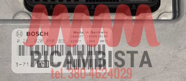 51258037127 MAN TGX centralina motore Bosch 0281020080