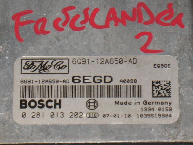0281013202 ECU LAND ROVER FREELANDER 4×4 2.2 6EGD 6G91-12A650-AD 6G9112A650AD - Foto 2