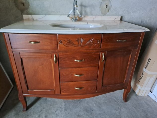 Set Da Bagno Noce Marmo Rosa - Foto 3