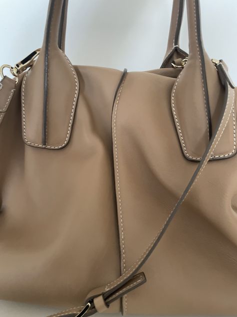 BORSA TOD'S MOD. D-BAG IN PELLE BEIGE - Foto 2