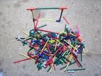 Costruzioni in bastoncini plastica anni 60