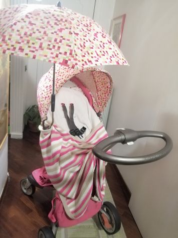 VENDO CARROZZINA PINK STOKKE TRIO - Foto 6