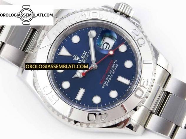 Replica Rolex YACHT-MASTER 126622 1:1 BEST EDITION QUADRANTE BLU IN ACCIAIO 904L SU BRACCIALE SS 3235 - Foto 3