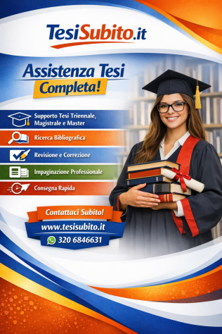 Supporto stesura Tesi di Laurea