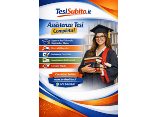 Supporto stesura Tesi di Laurea