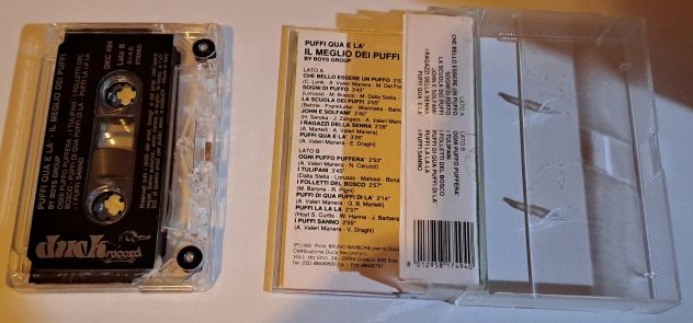 Musicassetta Il meglio dei puffi By Boys Group DCK 494 - Foto 4
