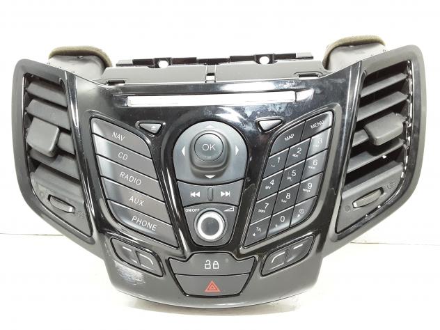 PANNELLO COMANDI AUTORADIO FORD Fiesta 6° Serie C1BT18K811CA (0817)