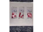 3CONFEZIONI NUOVE DA 18 ELASTICI PER CAPELLI CON FIOCCO DONNA MARCA”STELLAZETA