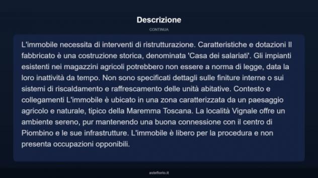 Immobile in asta di 705 m² con più di 5 locali in vendita a Piombino - Foto 6