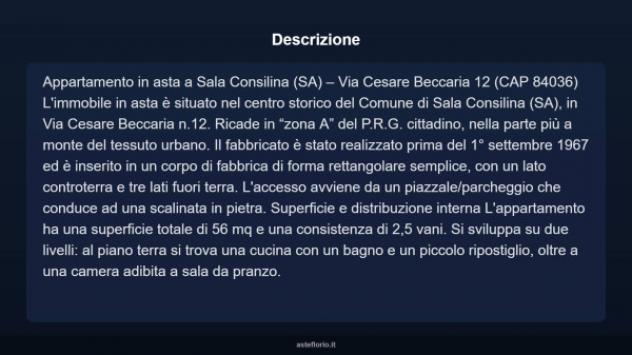 Immobile in asta di 56 m² in vendita a Sala Consilina - Foto 4