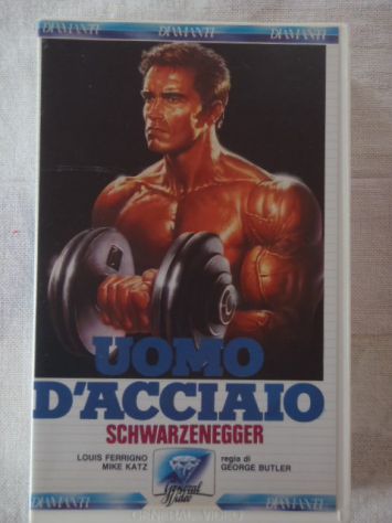 Videocassette vhs film Pumping Iron ,Schwarzenegger