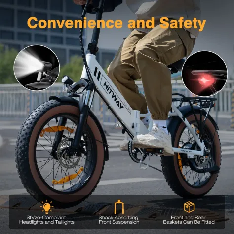 FAT BIKE PIEGHEVOLE BK20 NUOVO - Foto 2