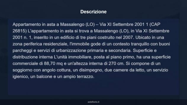 Immobile in asta di 88 m², box auto in vendita a Massalengo - Foto 9
