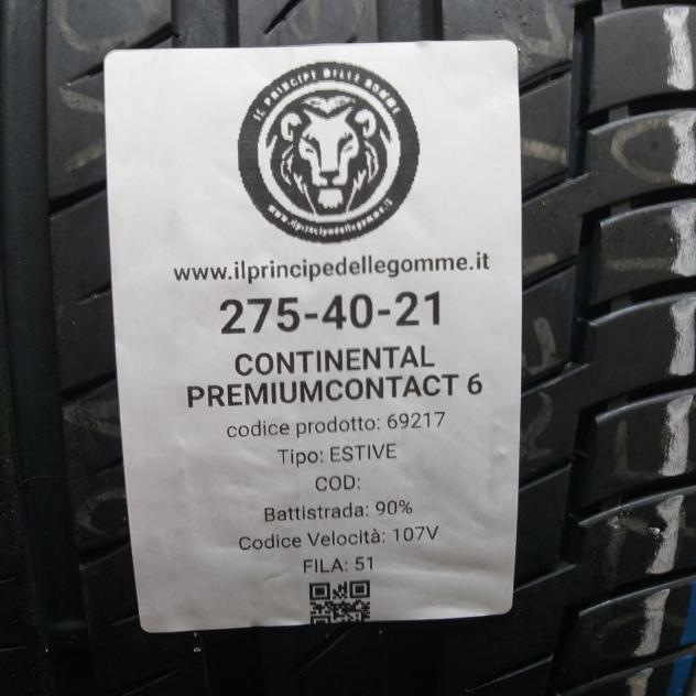 2 GOMME 275 40 21 CONTINENTAL A69217 - Foto 2
