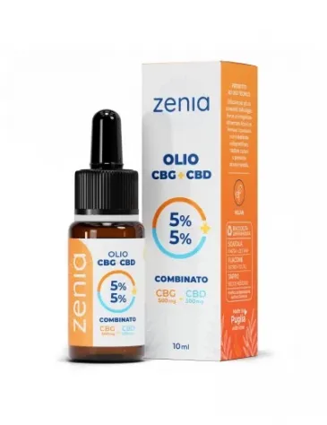 Zenia Olio CBG 5% + CBD 5%