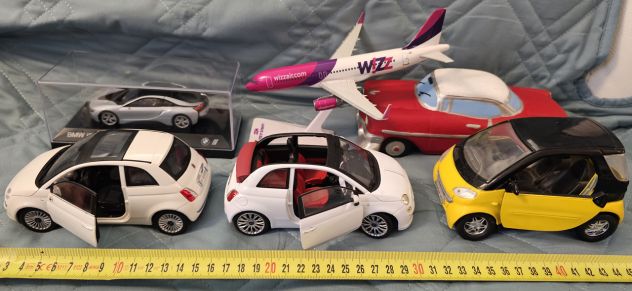 Auto di varie dimensioni in metallo e plastica, di auto e aereo, vari modelli - Foto 6