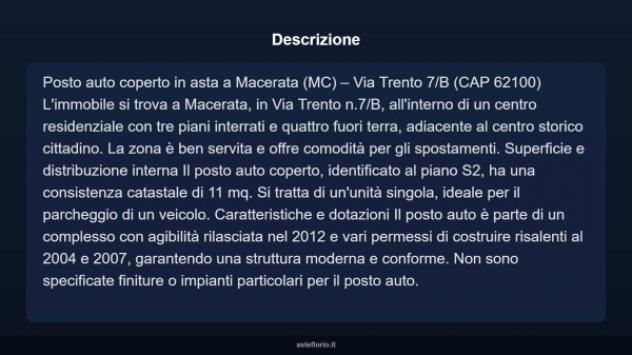 Immobile in asta di 11 m² in vendita a Macerata - Foto 3
