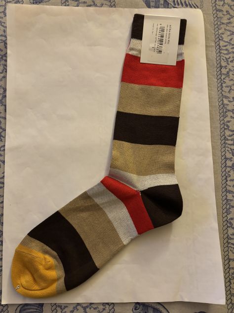 CALZE NUOVE DA UOMO IN COTONE FIRMATE ORIGINALI PAUL SMITH,MADE IN ITALY - Foto 8