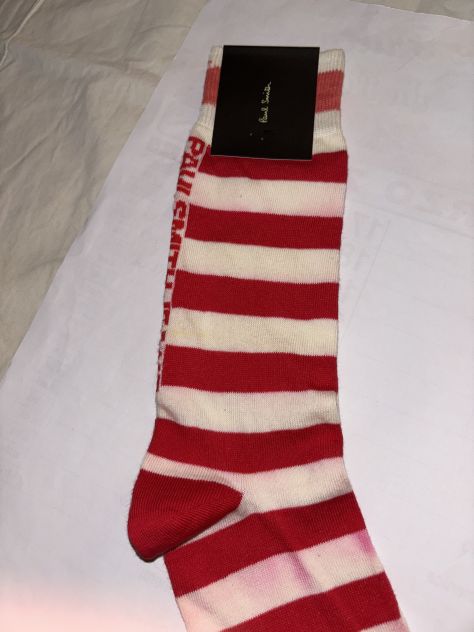 CALZE NUOVE DA UOMO FIRMATE ORIGINALI”PAUL SMITH”MADE IN ITALY TAGLIA UNICA - Foto 5