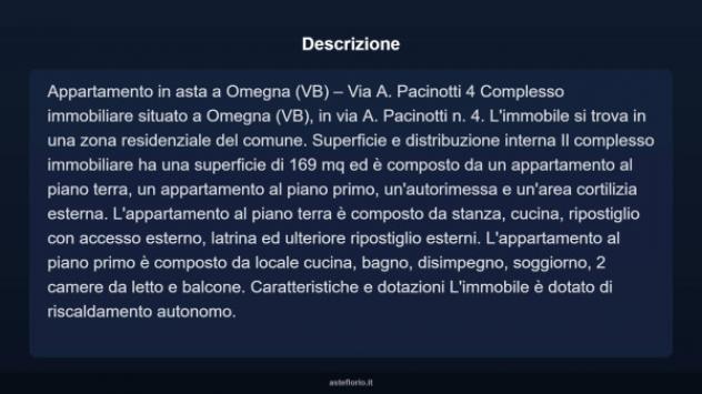 Immobile in asta di 169 m² in vendita a Omegna - Foto 6