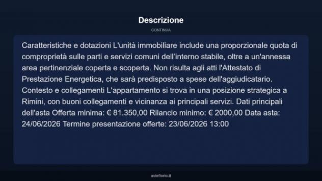 Immobile in asta di 51 m² in vendita a Rimini - Foto 4