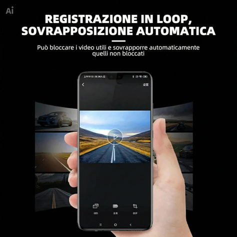 Dash Cam Auto mini Full HD 1080P – Videocamera 120° con Visione Notturna - Foto 4