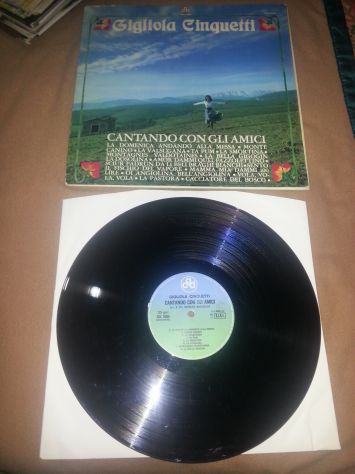 VINILE IN OTTIME CONDIZIONI,COMPLETO,RARO,33 GIRI:GIGLIOLA CINQUETTI"CANTANDO CO - Foto 3