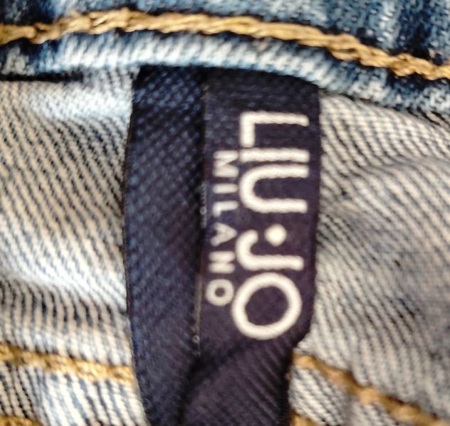 LIU JO Jeans a vita alta Donna Jeans Taglia IT 27 blu stile casual aspetto di se - Foto 7