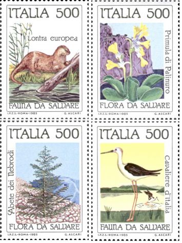 ITALIA francobolli serie: SALVAGUARDIA NATURA - Foto 2