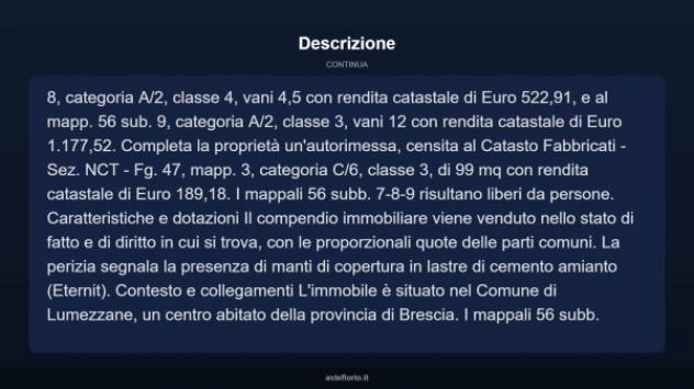 Immobile in asta di 99 m² in vendita a Lumezzane - Foto 9
