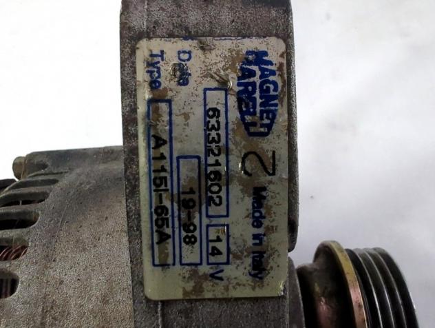 46420960 ALTERNATORE FIAT PUNTO 1.2 B 44KW 5M 5P (1999) RICAMBIO USATO - Foto 5
