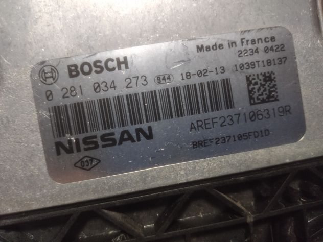 CENTRALINA MOTORE NISSAN Micra Serie 0281034273 Di Computer del motore ECU Niss - Foto 6