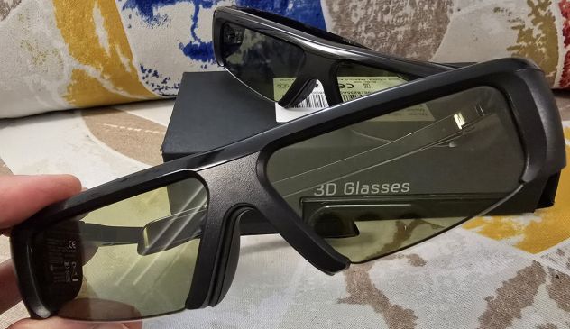 Samsung 3D Glasses SSG-3100GB occhiali 3D attivi ( batterie a bottone )