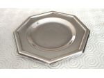 Sottobottiglia a forma ottagonale Silver Plated CASSETTI Vintage Sotto Bottiglia