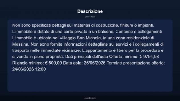 Immobile in asta di 105 m² con più di 5 locali in vendita a Messina - Foto 4