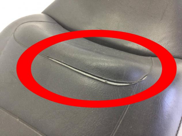 HONDA FORESIGHT 250 SELLA SADDLE - FODERA STRAPPATA E USURA SU GANCIO 1998 2004 - Foto 6