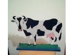 Mucca svizzera pitturata