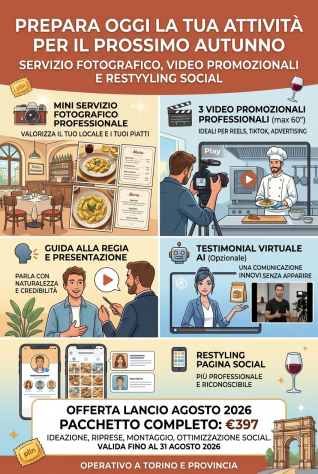PREPARA OGGI LA TUA ATTIVITÀ PER IL PROSSIMO AUTUNNO