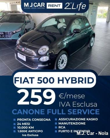 FIAT 500 1.0 Hybrid Dolcevita--SECONDLIFE rif. 22658774