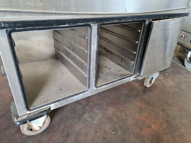 carrello termico distribuzione pasti caldi usato - Foto 2
