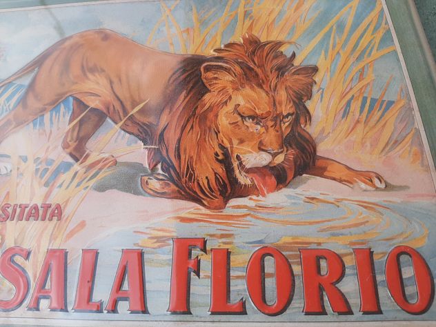INSEGNA MARSALA FLORIO MARCA DEPOSITATA TARGA IN RILIEVO - Foto 4