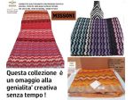 COPRILETTI QUILT TRAPUNTINE MISSONI MATRIMONIALI 3 modelli
