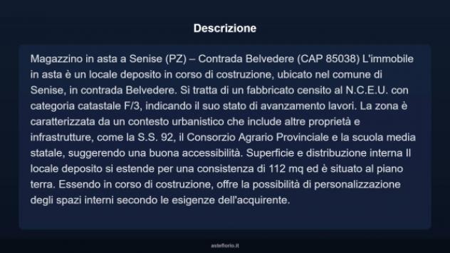 Immobile in asta di 112 m² in vendita a Senise - Foto 3