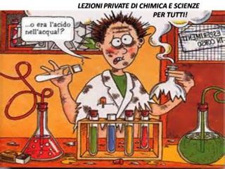 LEZIONI PRIVATE scienze / chimica / lingua spagnola